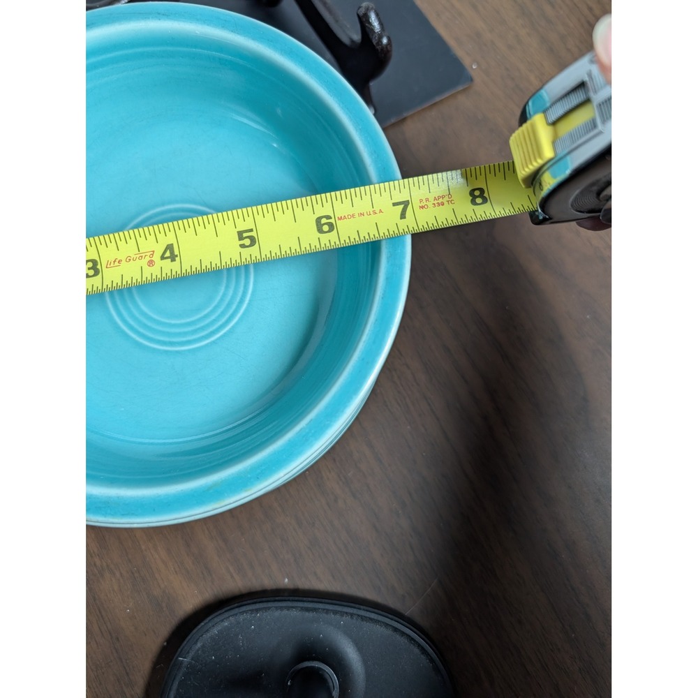 Fiesta Lot of 4 Turquoise Bowl Made In The USA - Picture 6 of 6